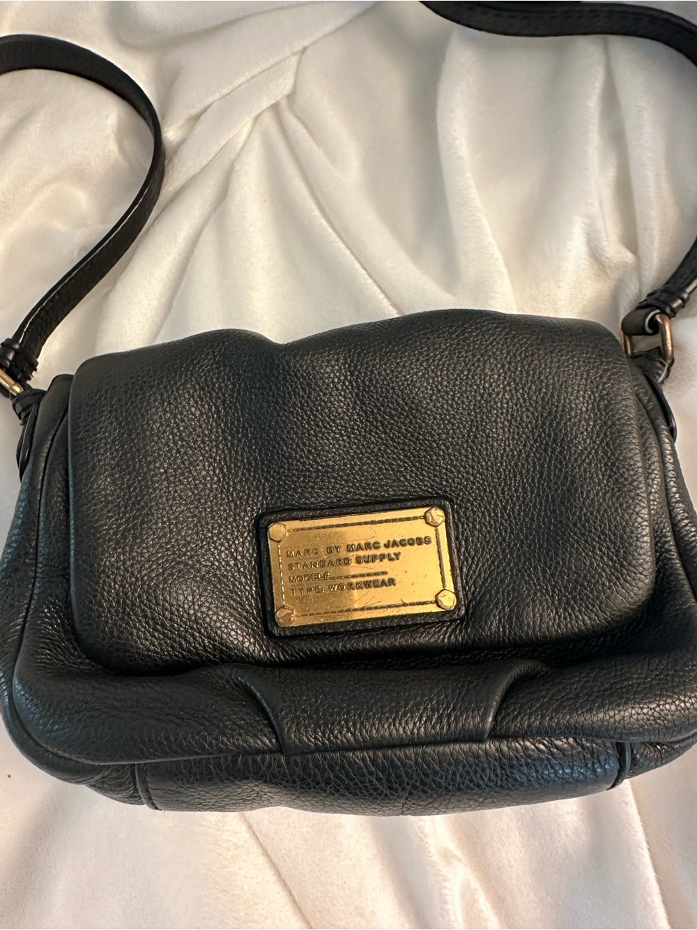 Marc by Marc Jacobs Classic Q Black Leather Standard Supply Bag - Picture 5 of 16